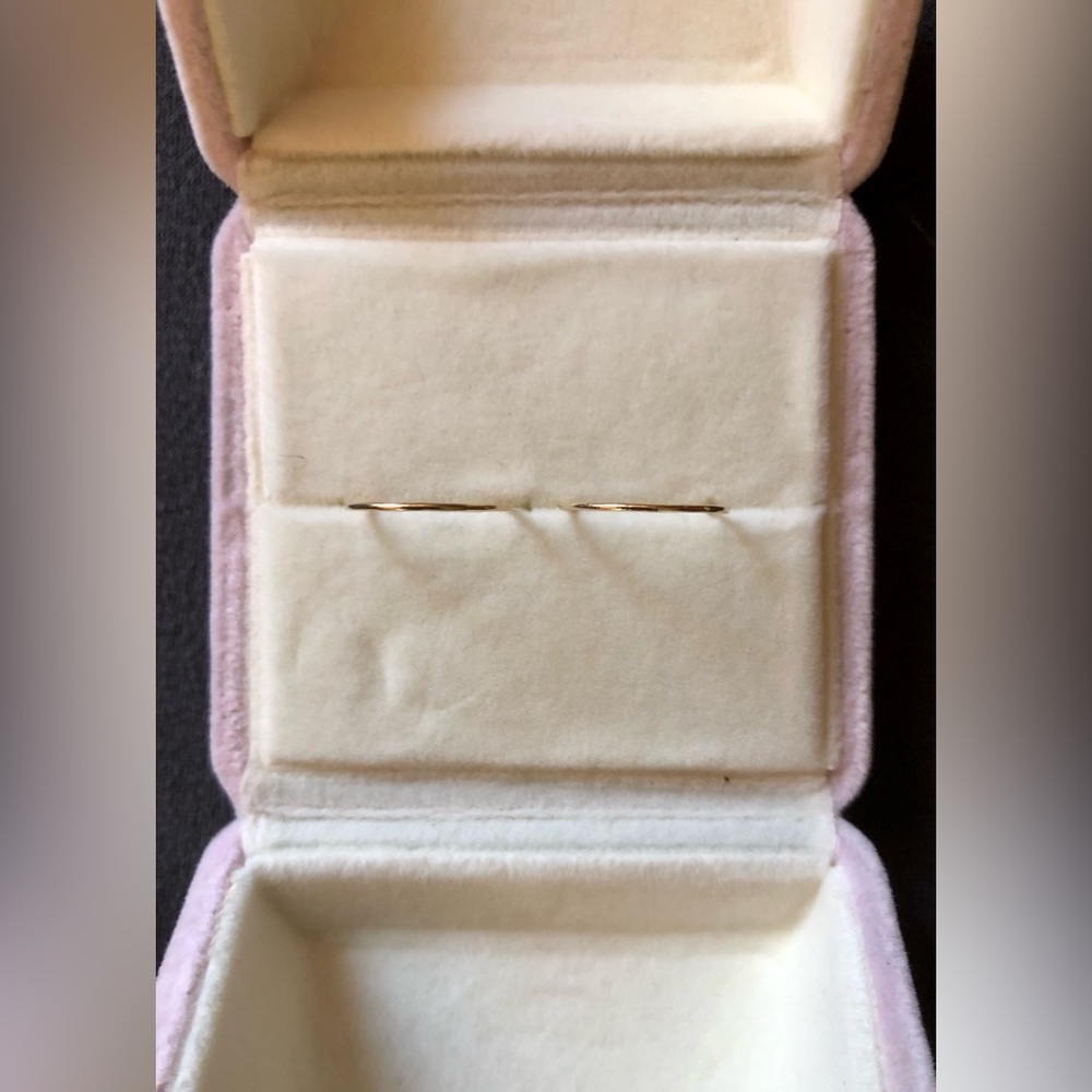 14K Solid Gold Stacking Ring